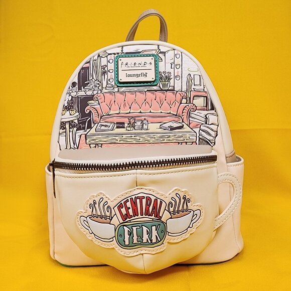 Loungefly Friends 90s TV Central Perk Domed Coffee Mug Scented Mini Backpack NEW main image 4